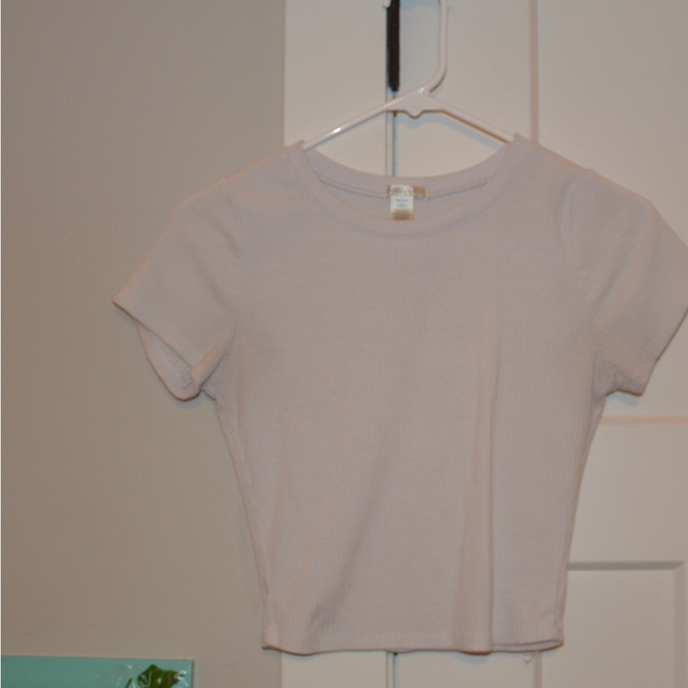 White Short Sleeve Top